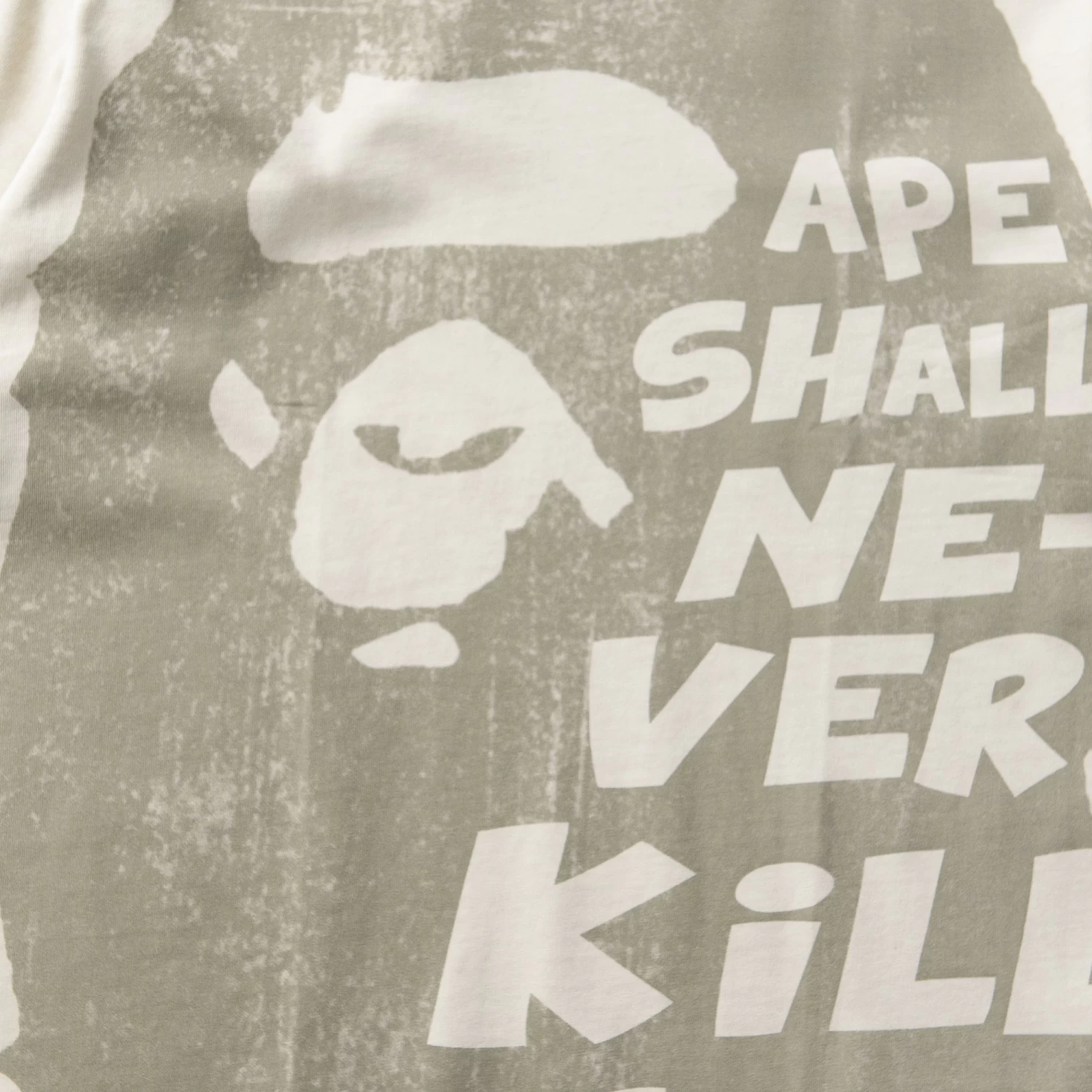 A Bathing Ape Big Ape Head Tee - Ivory 5 A Bathing Ape Big Ape Head Tee - Ivory - Image 3