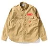 A Bathing Ape Bape Boyscout Relaxed Fit Shirt - Beige 1 A Bathing Ape Bape Boyscout Relaxed Fit Shirt - Beige -Fashion clothing BapeBoyscoutShirtBeige131 111886SneakerPolitics1