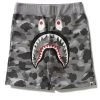 A Bathing Ape Honeycomb Camo Shark Sweatshorts - Grey 1 A Bathing Ape Honeycomb Camo Shark Sweatshorts - Grey -Fashion clothing BapeHoneycombSHarkShortGray131 111895SNeakerPOlitics1