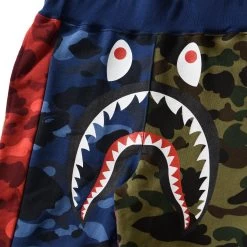 A Bathing Ape Mix Camo Crazy Sweatshorts - Multi 11 A Bathing Ape Mix Camo Crazy Sweatshorts - Multi -Fashion clothing BapeMixCamoCrazyShorts131 111897SneakerPOlitics3