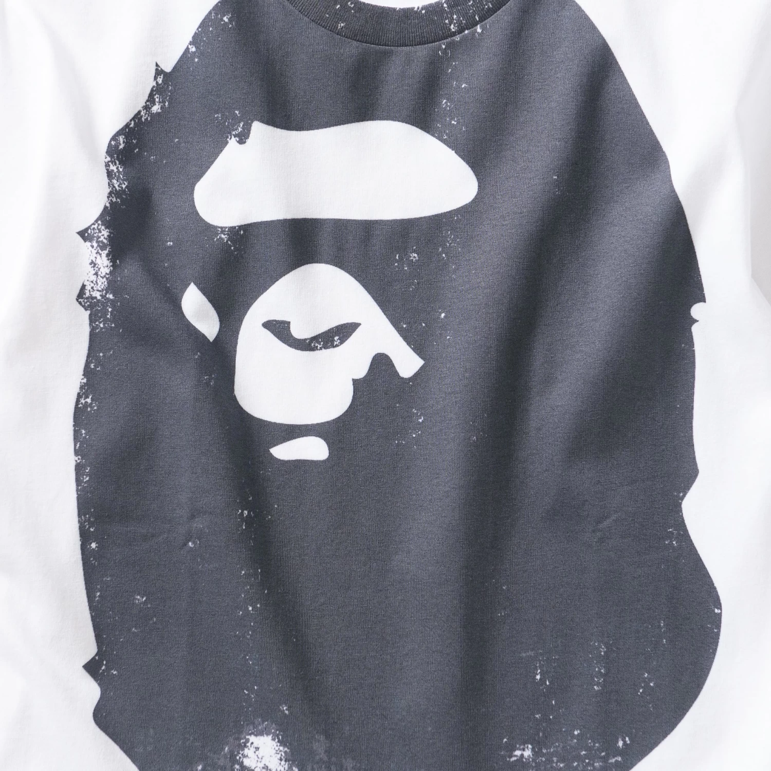 A Bathing Ape Overprinted Ape Tee - White 5 A Bathing Ape Overprinted Ape Tee - White - Image 3