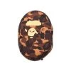 A Bathing Ape Valentine Chocolate Camo Ape Head Cushion - Brown -Fashion clothing BapePillow1