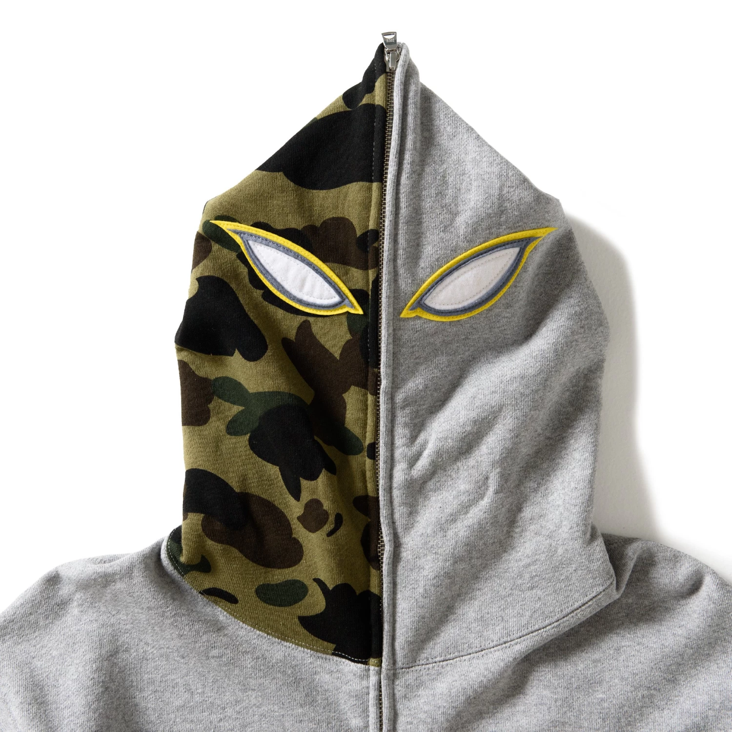 A Bathing Ape Shadow Bape Relaxed Fit Hoodie - Grey 5 A Bathing Ape Shadow Bape Relaxed Fit Hoodie - Grey - Image 3
