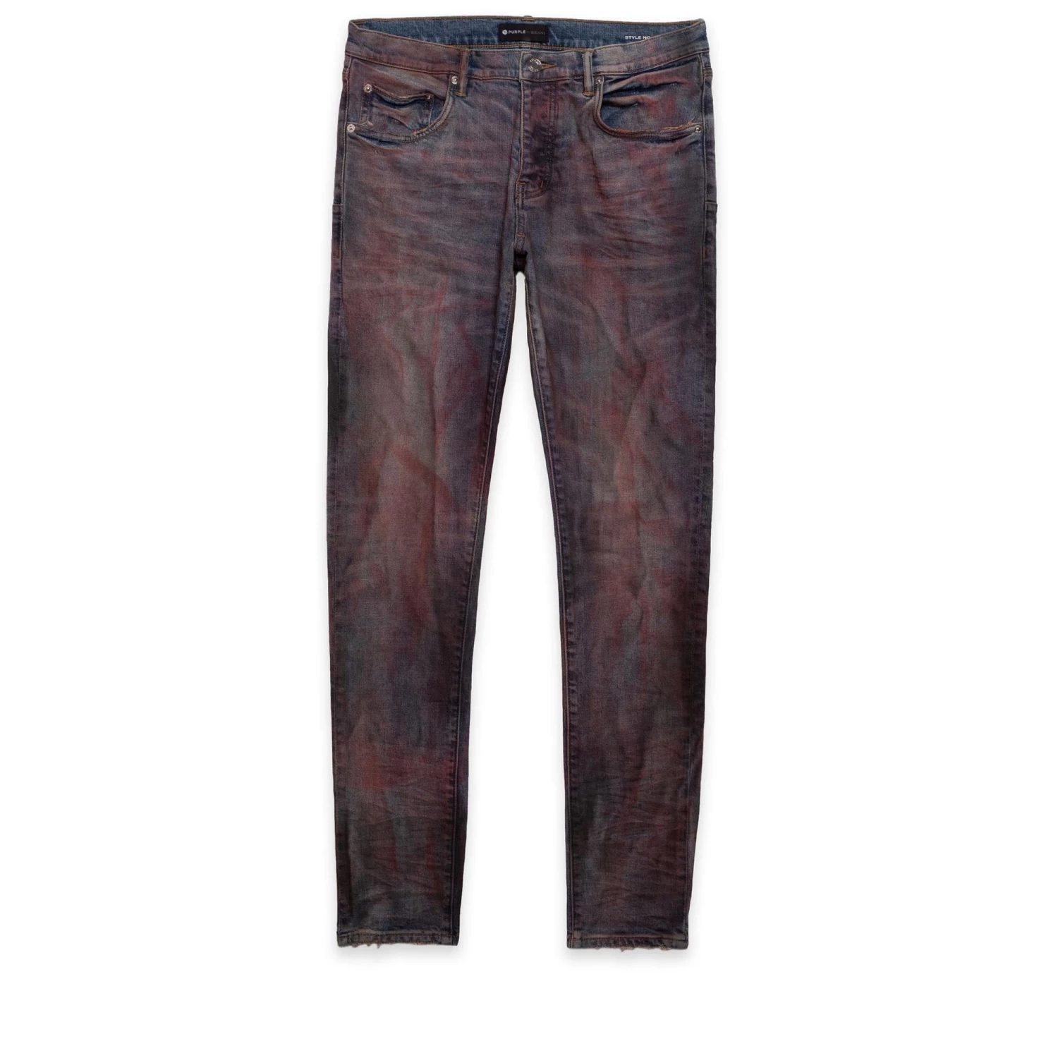 Purple Brand Low Rise Skinny Jean - Crimson Indigo Dirty Resin 3 Purple Brand Low Rise Skinny Jean - Crimson Indigo Dirty Resin