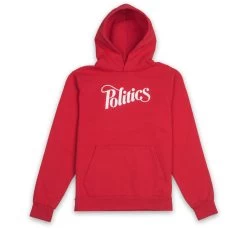 Politics Every Days Hoodie - Scarlet