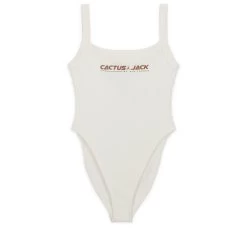 Women's Travis Scott X Jordan Brand Bodysuit - Sail/Archaeo Brown