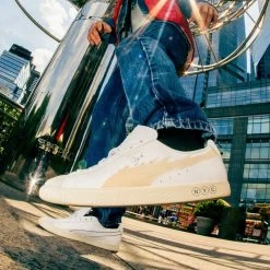 Puma X Extra Butter Clyde 3 NY - White/Warm White -Fashion clothing ExtraButter Puma ClydeNYC 05