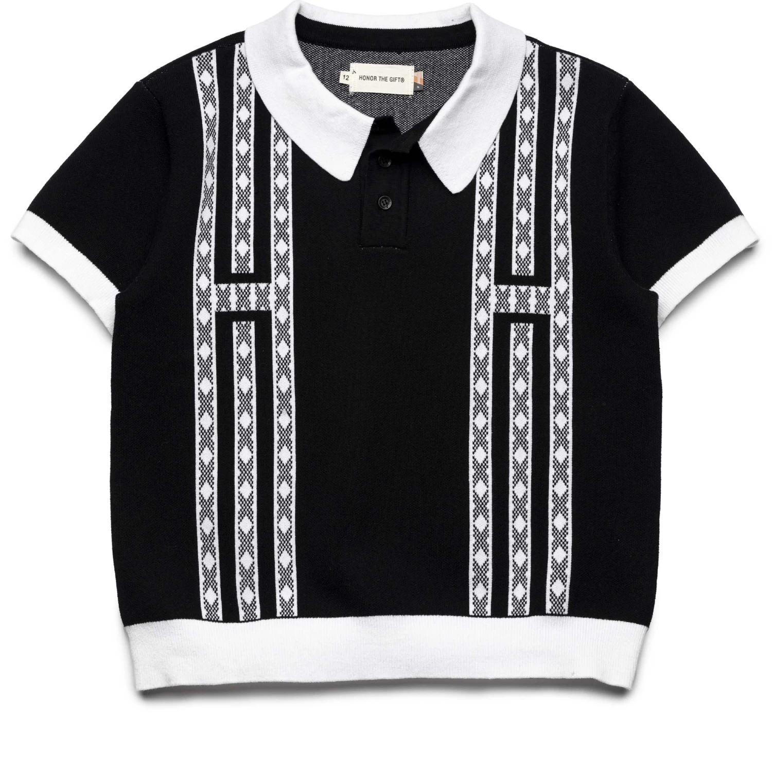 Kid's Honor The Gift Private School Polo - Black 3 Kid's Honor The Gift Private School Polo - Black