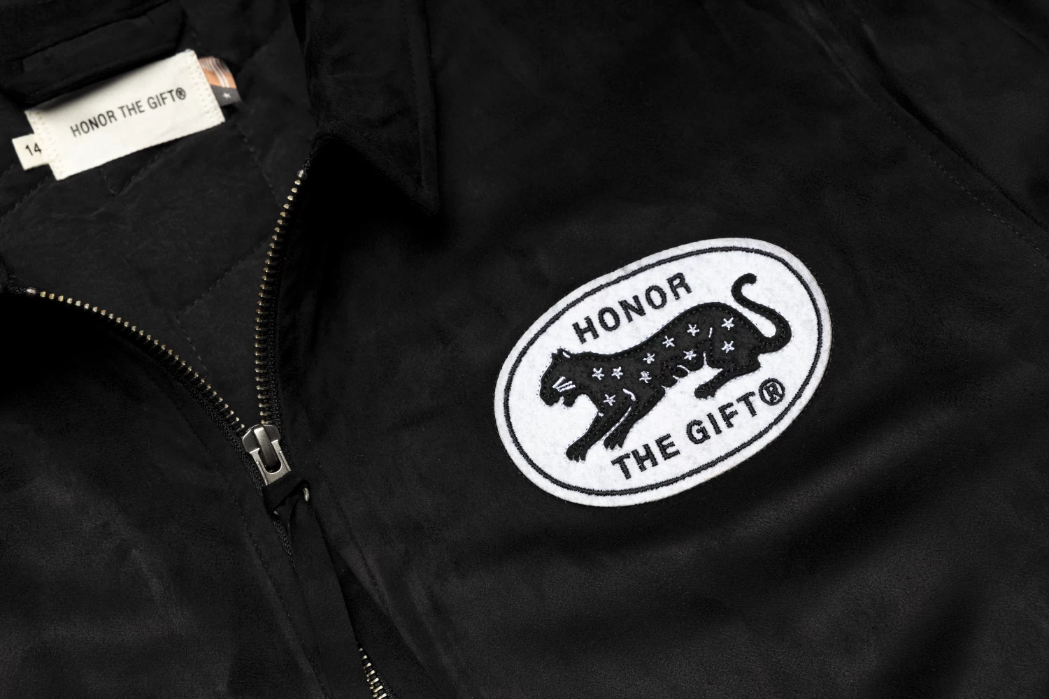 Kid's Honor The Gift Sueded Band Jacket - Black 5 Kid's Honor The Gift Sueded Band Jacket - Black - Image 3