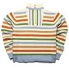 Harden Striped Sweater - Blue/Camel/Green/Orange -Fashion clothing Harden Winter22 WB 8