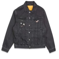 Ice Cream Trucker Denim Jacket - Black