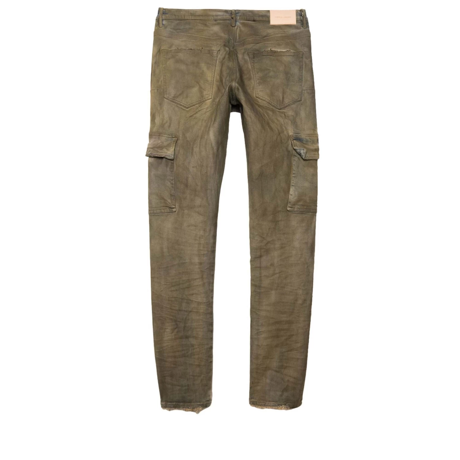 Purple Brand Mid Rise Slim Jean - Indigo Dirty Resin Cargo 4 Purple Brand Mid Rise Slim Jean - Indigo Dirty Resin Cargo - Image 2