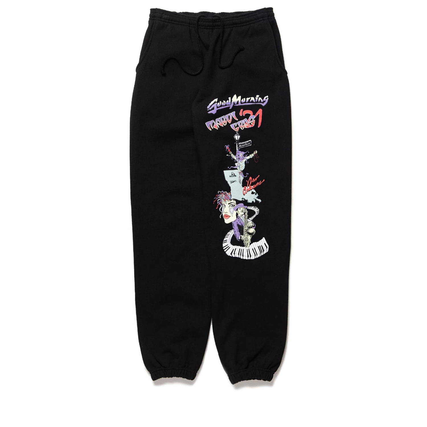 Politics X Jungles Good Morning Sweatpants - Black 3 Politics X Jungles Good Morning Sweatpants - Black