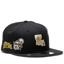 Just Don X New Orleans Saints 59FIFTY Fitted - Black/Gold