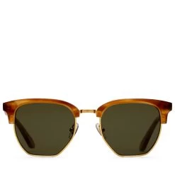 Krewe Thalia Polarized Sunglasses - Matte Tobacco/Gold