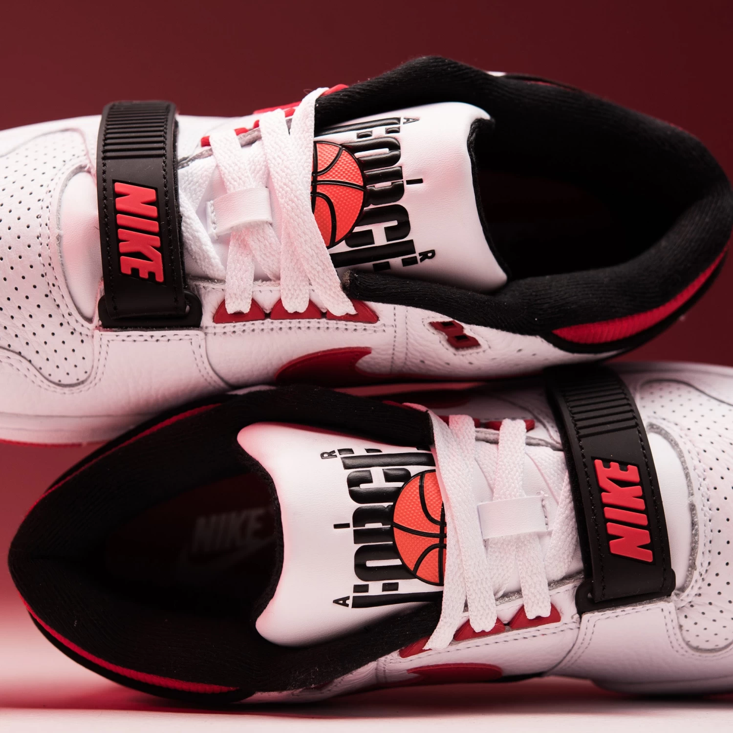 Nike Air Alpha Force 88 - White/University Red 11 Nike Air Alpha Force 88 - White/University Red - Image 9