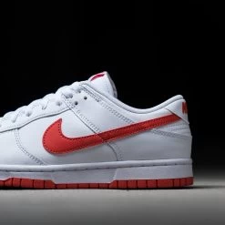 Nike Dunk Low Retro - White/Picante Red -Fashion clothing NikeDunkLowRetroWhite PicanteRedDV0831 103SneakerPoliticsIGCrop 7
