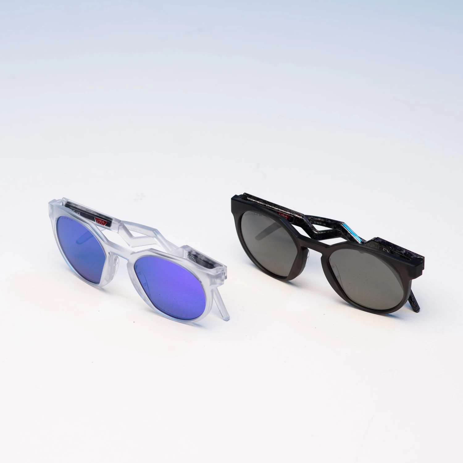 Oakley HSTN Sunglasses - Matte Clear/Prizm Violet 7 Oakley HSTN Sunglasses - Matte Clear/Prizm Violet - Image 5