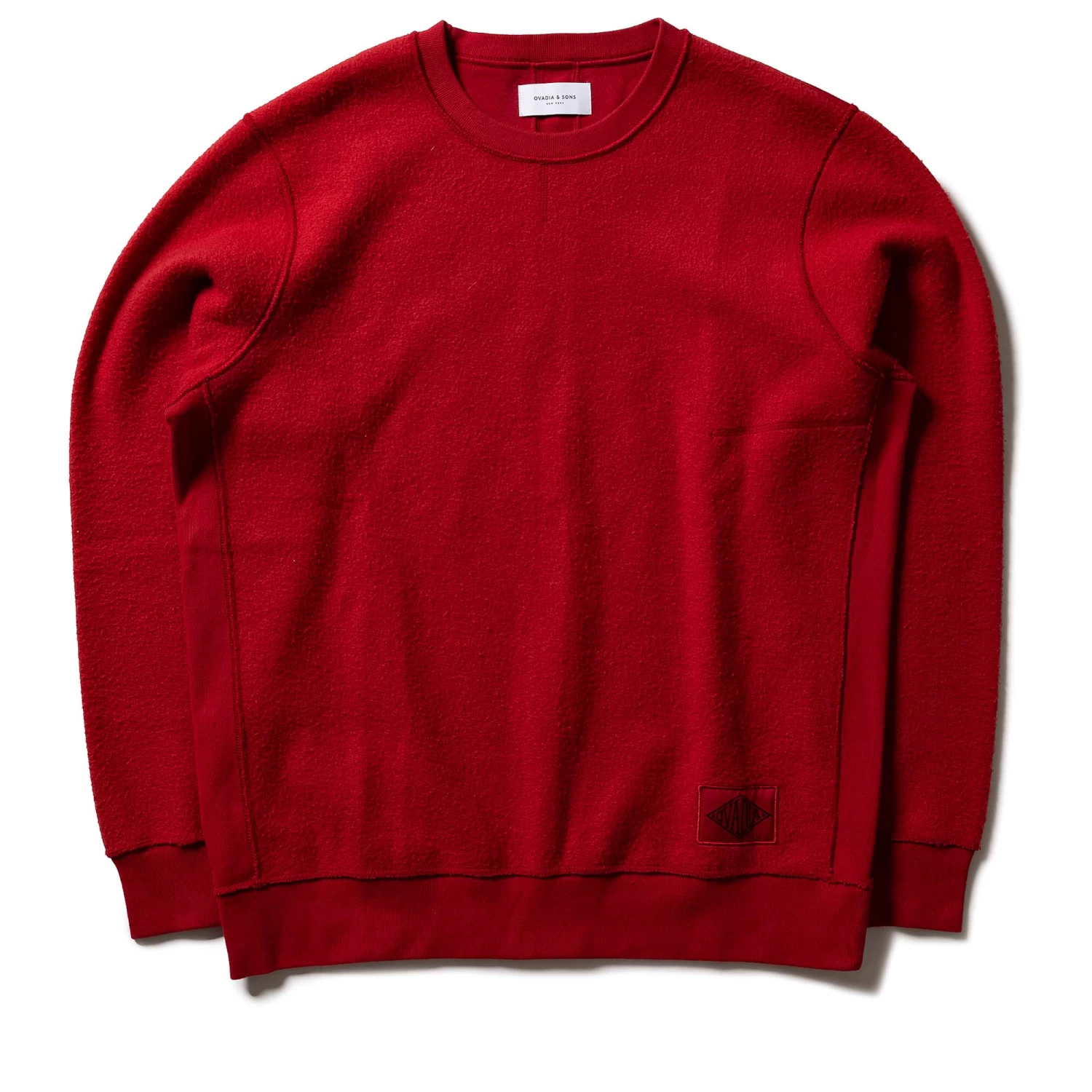Ovadia & Sons Dune Inside Out Sweatshirt - Red 3 Ovadia & Sons Dune Inside Out Sweatshirt - Red