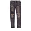Purple Brand Low Rise Skinny Jean - Black Animal Repair -Fashion clothing P001 BLAR222 1 8d1b93dd d806 434c 9e0b 7a27d3c7315c