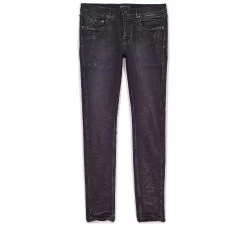 Purple Brand Low Rise Skinny Jean - Reverse Black