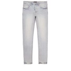 Purple Brand Low Rise Skinny Jean - Superlight Indigo Jacquard Monogram