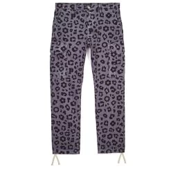 Purple Brand Monogram Leopard Cargo Pant - Black