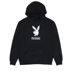 Playboy X Pleasures Play Hoodie - Black