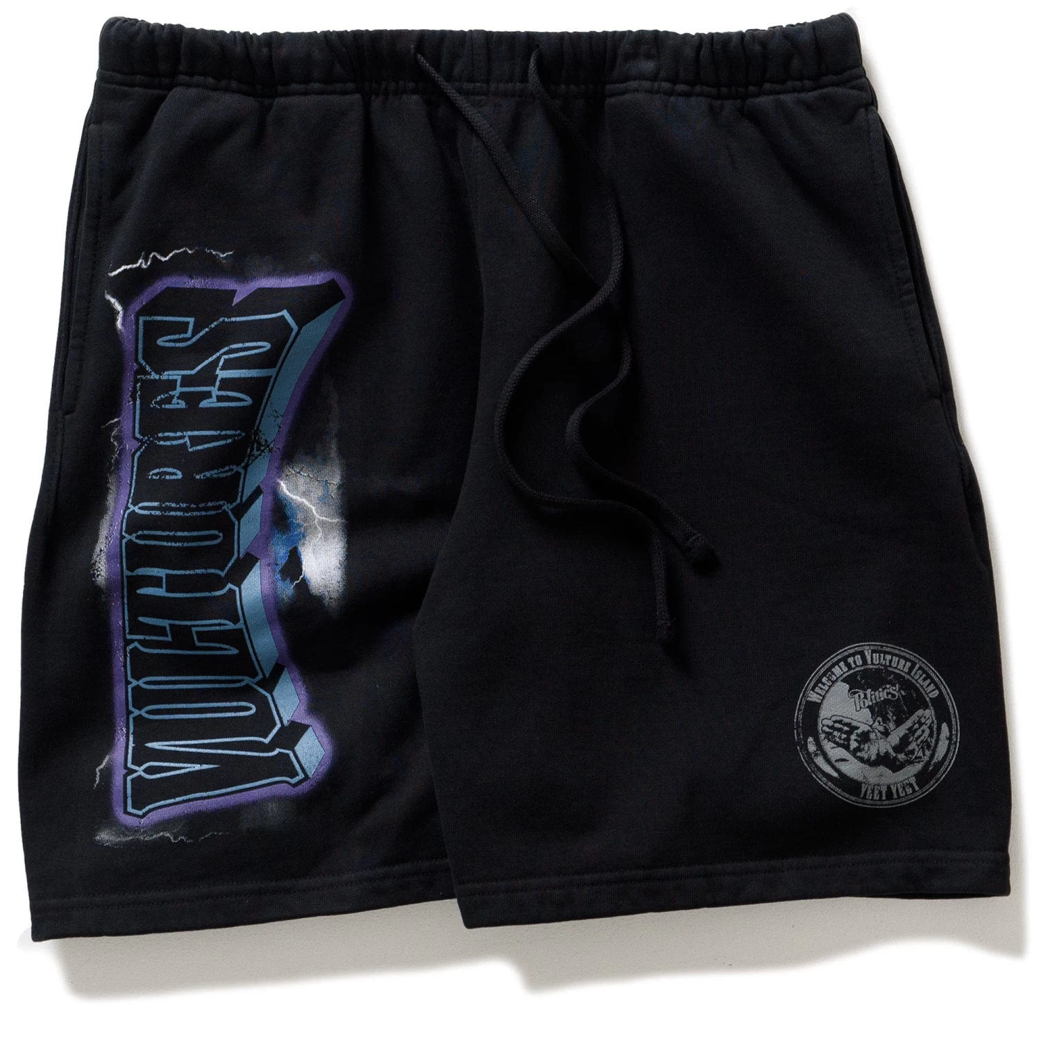 Politics X Vulture Island Short - Faded Black 3 Politics X Vulture Island Short - Faded Black