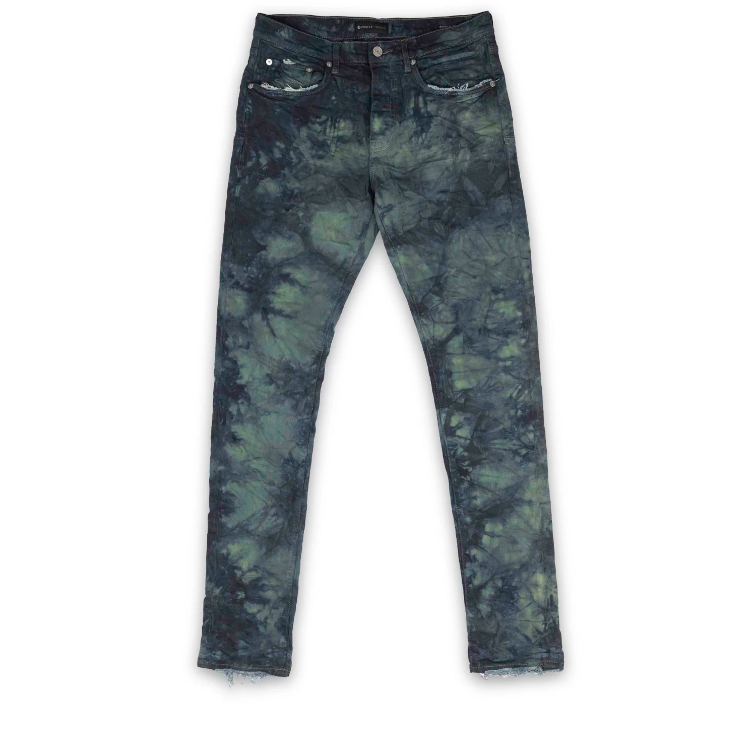 Purple Brand Low Rise Skinny Jean - Midnight Forest Tiedye 3 Purple Brand Low Rise Skinny Jean - Midnight Forest Tiedye