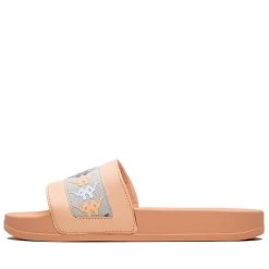 Kappa 222 Banda Adam 18 Slides - Peach/Grey