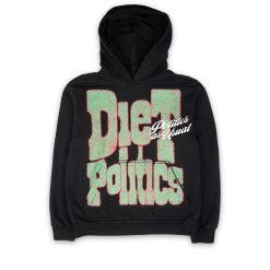Politics X Diet Starts Monday Overlap Hoodie - Black