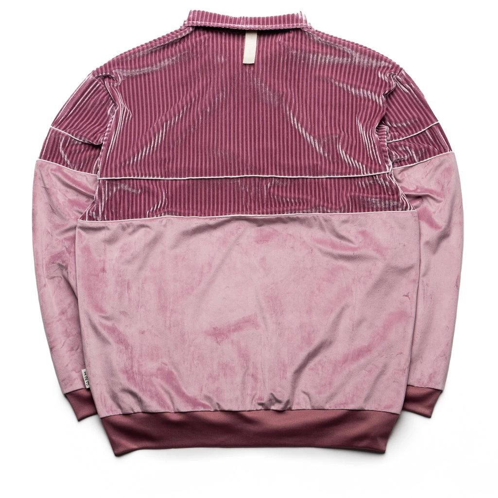 Advisory Board Crystals Velour Pullover - Mauve 4 Advisory Board Crystals Velour Pullover - Mauve - Image 2