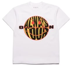 Always On Tour Rave Smile Tee - White