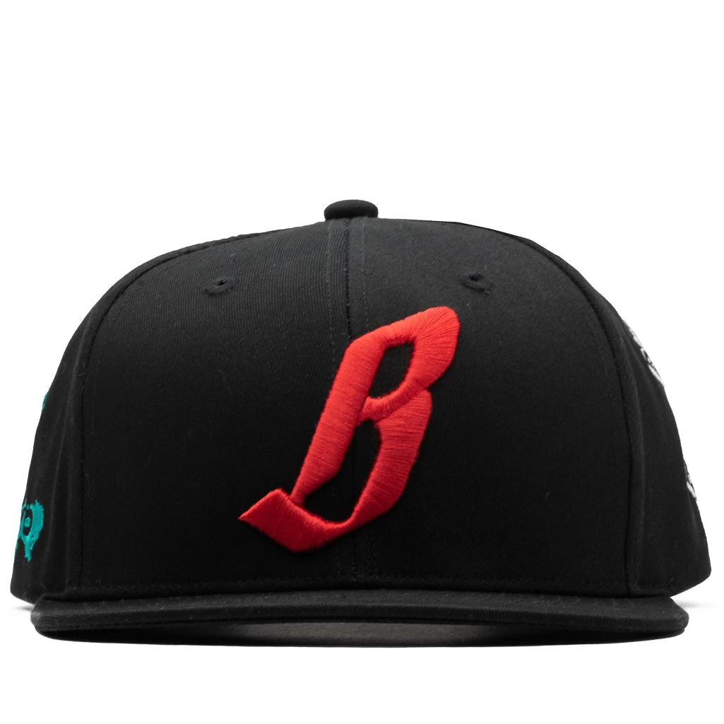 Billionaire Boys Club Flying B Snapback Hat - Black 3 Billionaire Boys Club Flying B Snapback Hat - Black