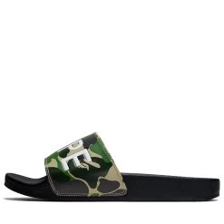 A Bathing Ape ABC Camo Slide - Green