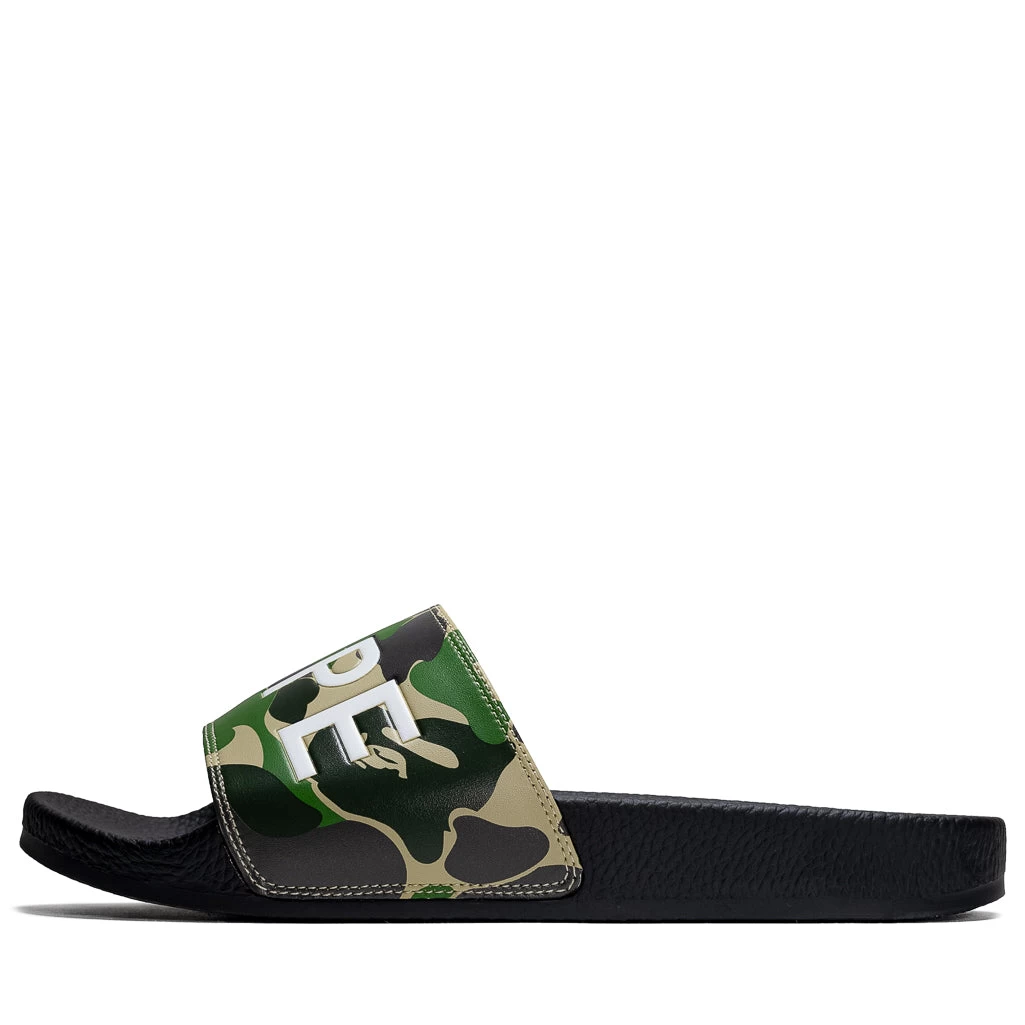 A Bathing Ape ABC Camo Slide - Green 3 A Bathing Ape ABC Camo Slide - Green