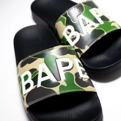 A Bathing Ape ABC Camo Slide - Green 13 A Bathing Ape ABC Camo Slide - Green -Fashion clothing Sneaker Politics BapeABCCamoSlideGreen 131 111906 001FWJ301010M WB 6