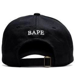 A Bathing Ape One Point Panel Cap - Black -Fashion clothing Sneaker Politics BapeOnePointPanelCapBlack 131 111902 001CPJ301013M WB 3
