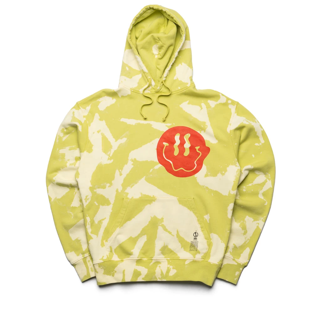 Darkoveli Smiley Hoodie - Bleached Green 3 Darkoveli Smiley Hoodie - Bleached Green