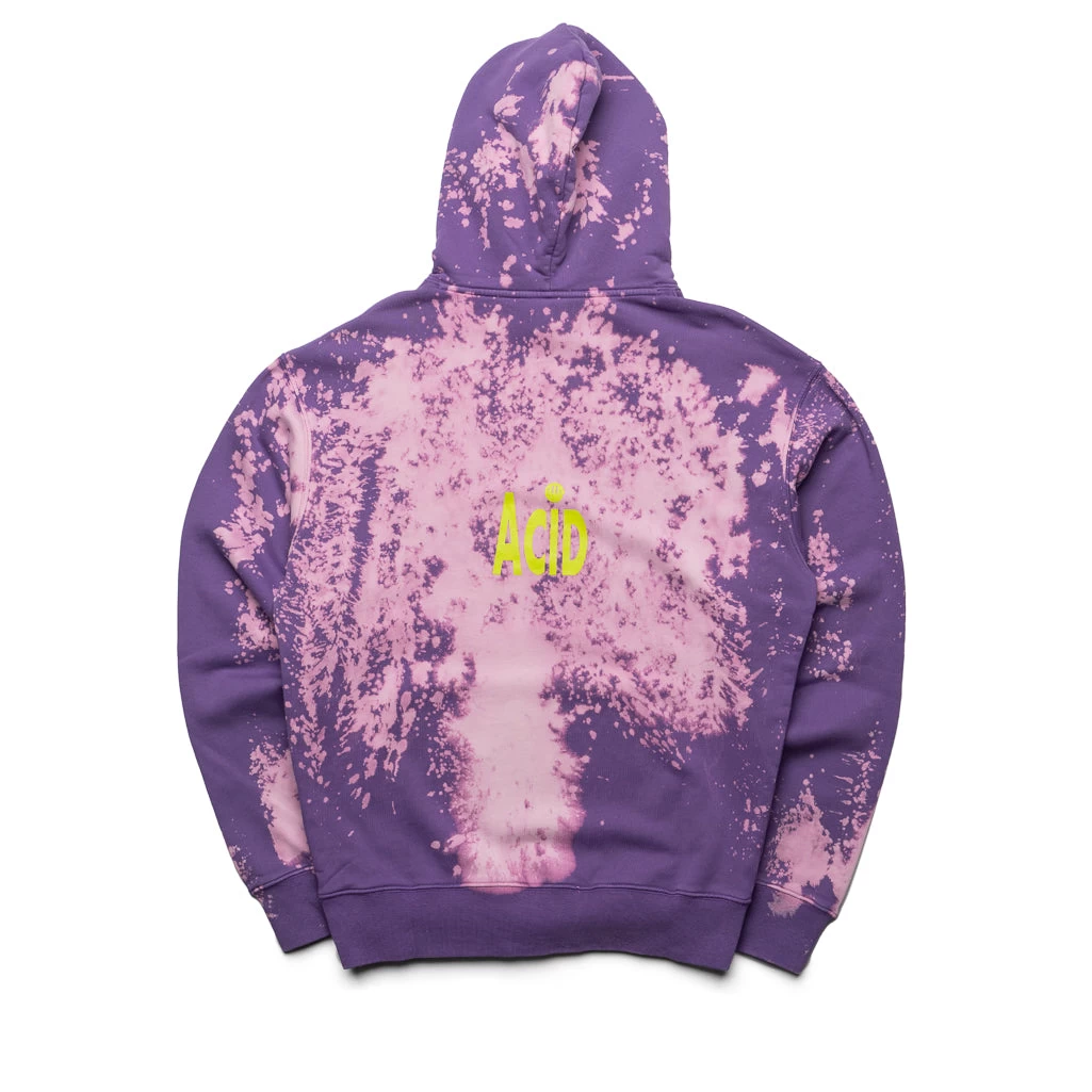 Darkoveli Smiley Hoodie - Bleached Purple 4 Darkoveli Smiley Hoodie - Bleached Purple - Image 2