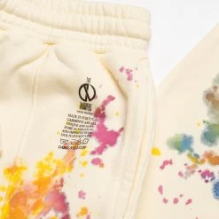Darkoveli Jogging Sweatpants - Ecru/Paint -Fashion clothing Sneaker Politics DARKOVELI SUMMER23 JOGPANT ECRU 2