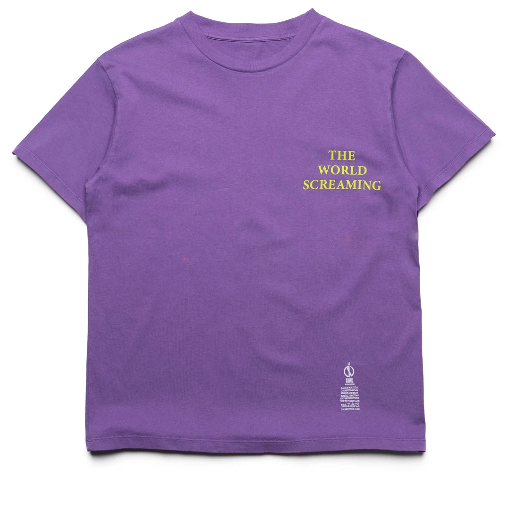 Darkoveli Screaming Tee - Purple 3 Darkoveli Screaming Tee - Purple
