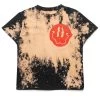 Darkoveli Smiley Tee - Bleached Black