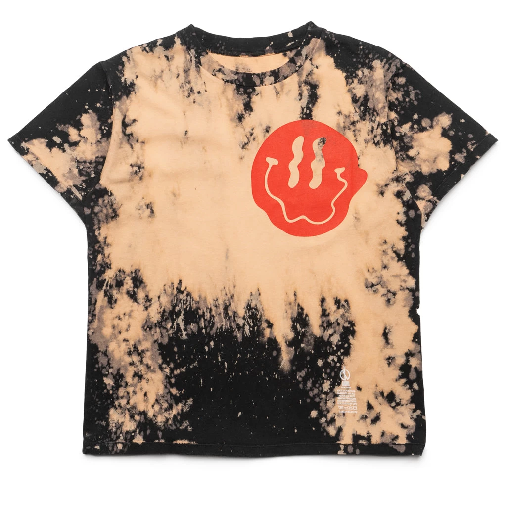 Darkoveli Smiley Tee - Bleached Black 3 Darkoveli Smiley Tee - Bleached Black