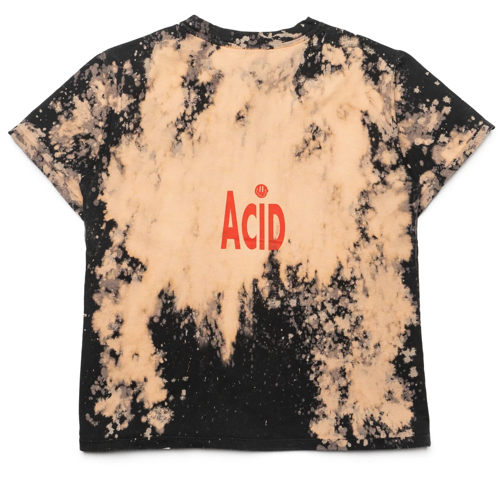 Darkoveli Smiley Tee - Bleached Black 4 Darkoveli Smiley Tee - Bleached Black - Image 2