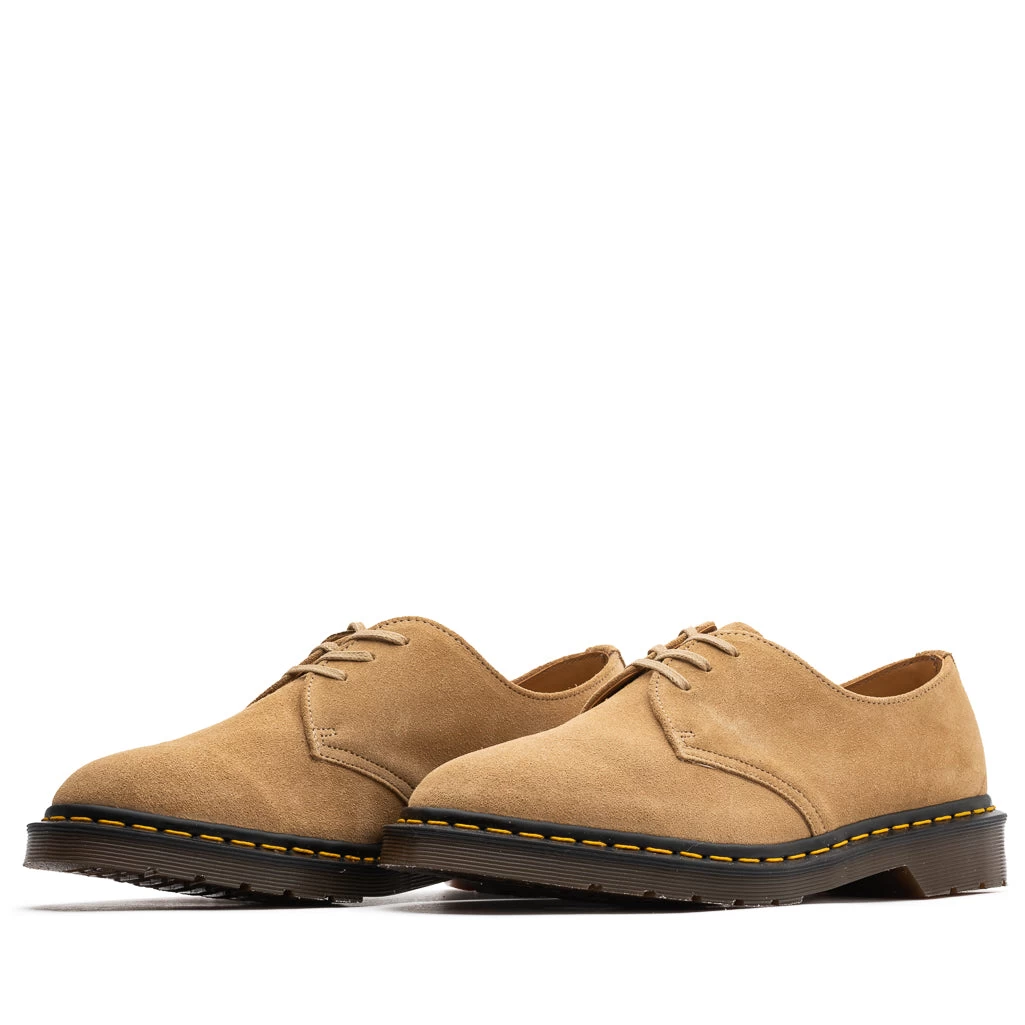 Dr. Martens 1461 Buck Oxford - Almond Beige 5 Dr. Martens 1461 Buck Oxford - Almond Beige - Image 3