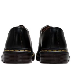 Dr. Martens Smith Leather Dress Shoes - Black Vintage Smooth -Fashion clothing Sneaker Politics DrMartensSmithsBlack 131 110840 WB 5