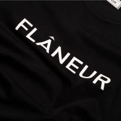 Flaneur Printed Logo Tee - Black -Fashion clothing Sneaker Politics FLANEUR JULY 131 114158 2