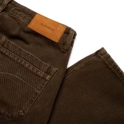 Flaneur Carpenter Straight Jean - Brown Denim -Fashion clothing Sneaker Politics FLANEUR JULY 131 114162 2
